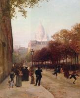 Gilbert, Victor Gabriel - Place D'Anvers Et Le Sacre Coeur, Paris